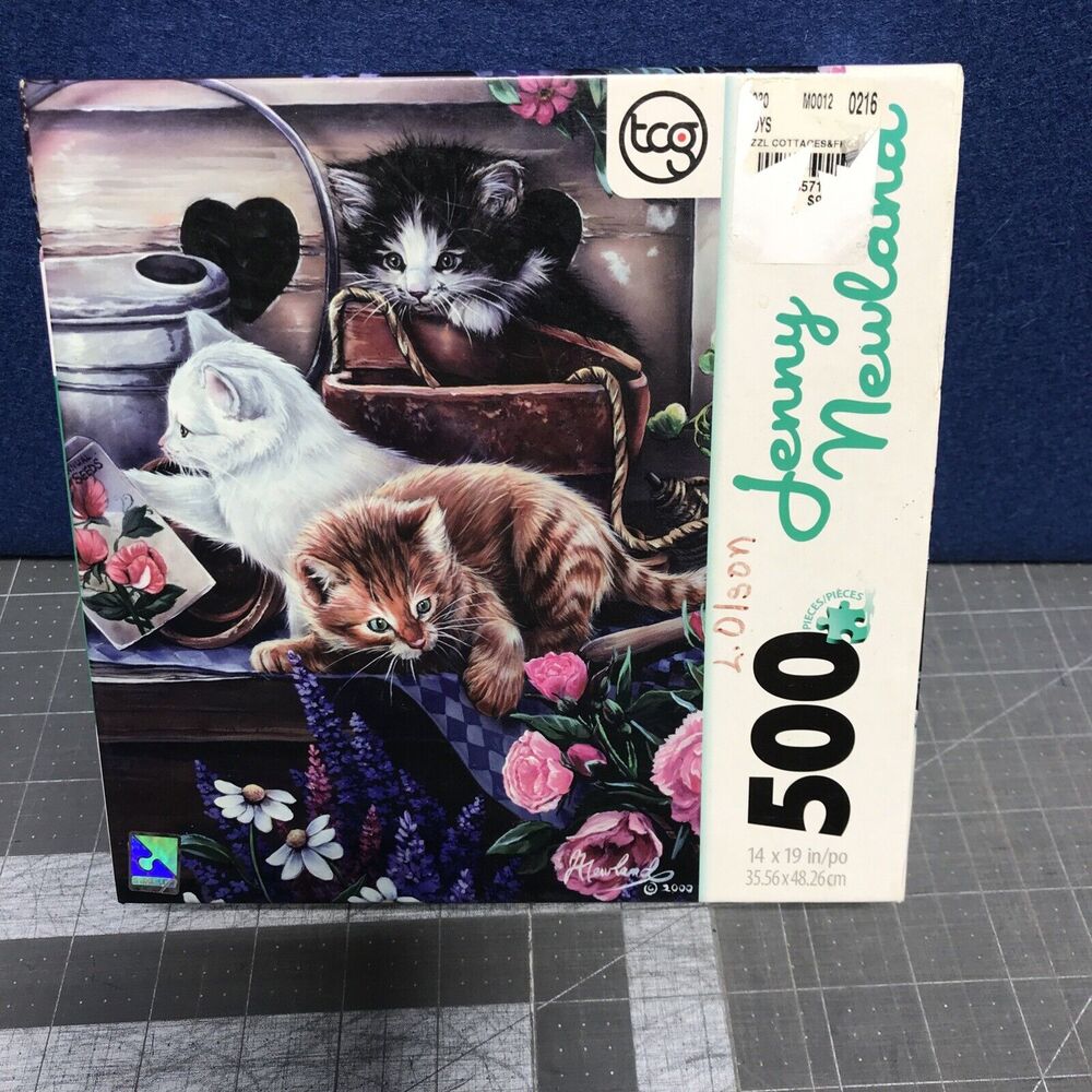 Playful Kittens 500 Piece Puzzle‎ Jenny Newland